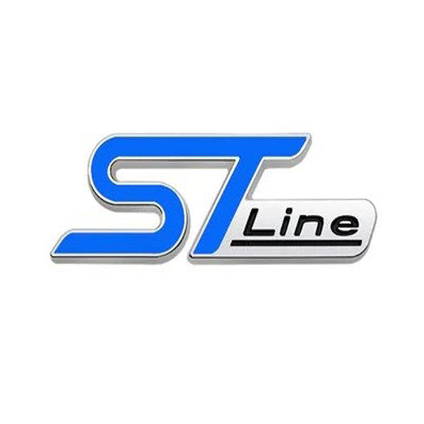 1pc ST Line D Metal Emblem Badge Stickers For Car Truck Bike