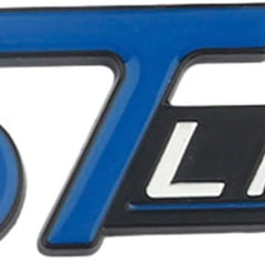 1pc Blue ST White Line 3D Metal Emblem Badge Stickers For Car Truck Bike