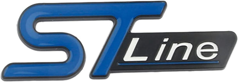 1pc ST Line D Metal Emblem Badge Stickers For Car Truck Bike