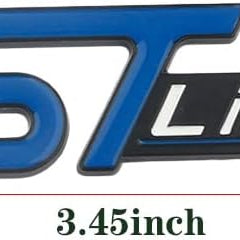 1pc ST Line D Metal Emblem Badge Stickers For Car Truck Bike