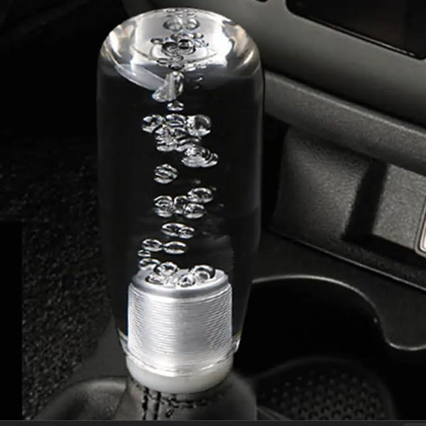 1pc Bubble Crystal Car Gear Shift Knob Manual Gear Stick Lever Knob