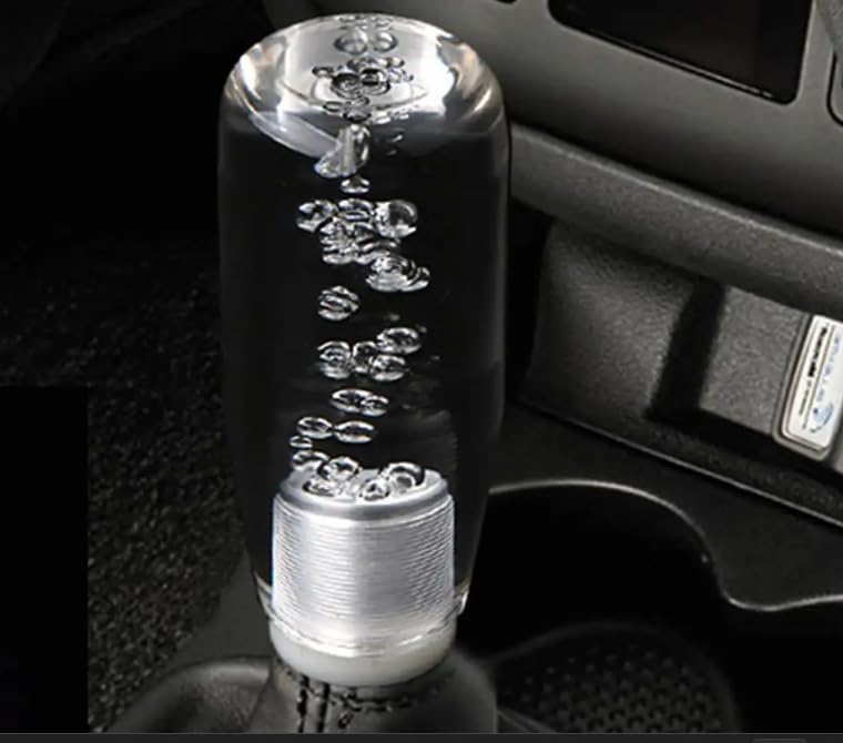 1pc Bubble Crystal Car Gear Shift Knob Manual Gear Stick Lever Knob