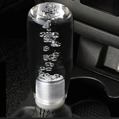 1pc Bubble Crystal Car Gear Shift Knob Manual Gear Stick Lever Knob