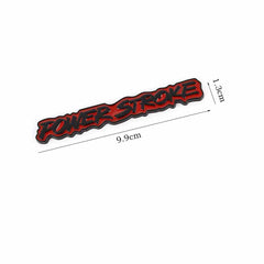 1pc Car 3D Red Black 