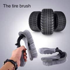 1Pc Car Wheel Rims Tire Washing Handle Brush Auto Cleaning Tool Carpet Cleaner