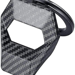 1pc Carbon Car Aluminum Engine Start Stop Engine Push Button Protection Cover Trim Sticker