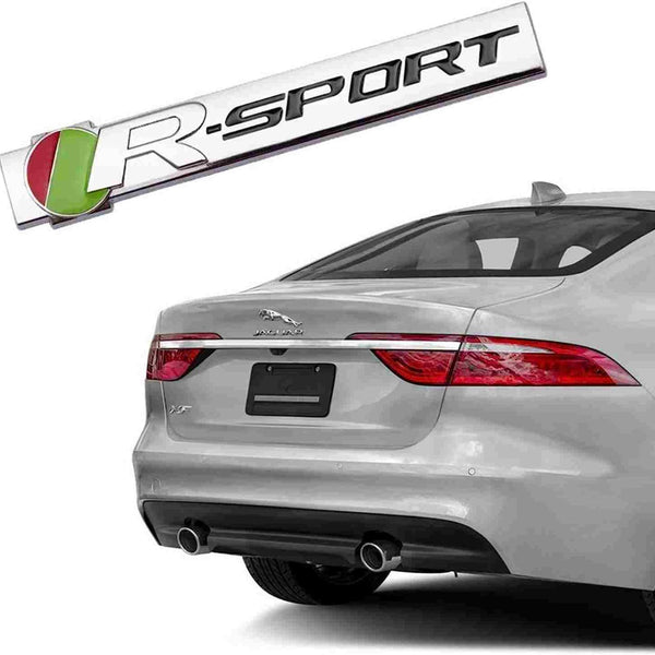 1pc Chrome R Sport 3D Metal Emblem Badge Stickers For Car Truck Bike