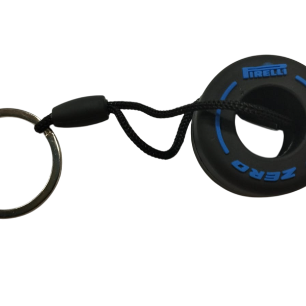 1pc F1 Merchandise Racing Tyre Keychain For  Car / Bike / Home / Office