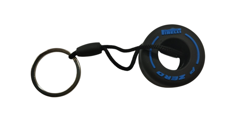 1pc F1 Merchandise Racing Tyre Keychain For  Car / Bike / Home / Office