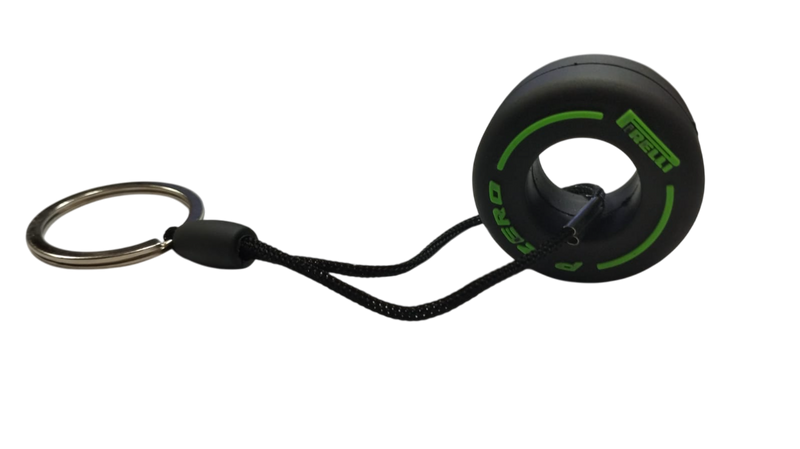 1pc F1 Merchandise Racing Tyre Keychain For  Car / Bike / Home / Office