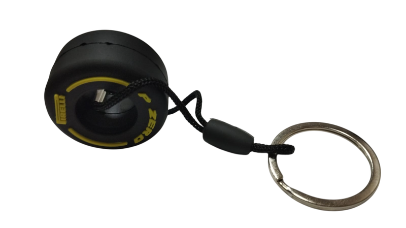 1pc F1 Merchandise Racing Tyre Keychain For  Car / Bike / Home / Office