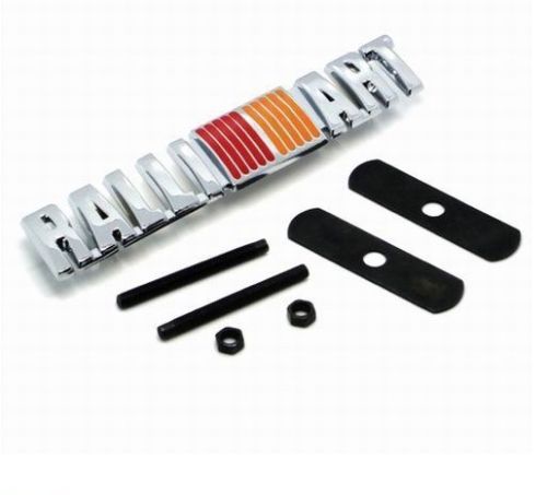 1pc Front Grill RALLIART 3D Car Emblem Tuning Metal Logo Badge