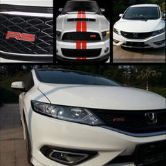 1pc Front Grill RS 3D Car Emblem Tuning Metal Logo Badge