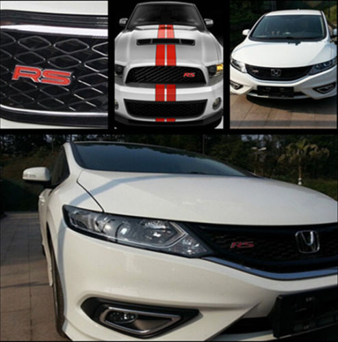 1pc Front Grill RS 3D Car Emblem Tuning Metal Logo Badge