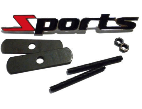 1pc Front Grill SPORTS 3D Car Emblem Tuning Metal Logo Badge