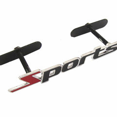 1pc Front Grill SPORTS 3D Car Emblem Tuning Metal Logo Badge