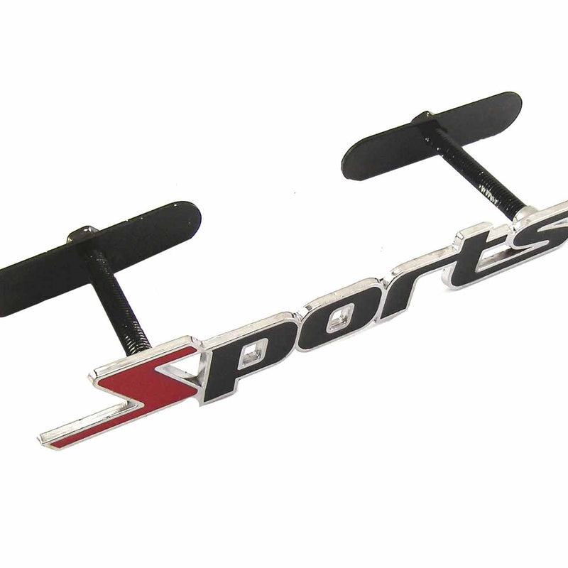 1pc Front Grill SPORTS 3D Car Emblem Tuning Metal Logo Badge