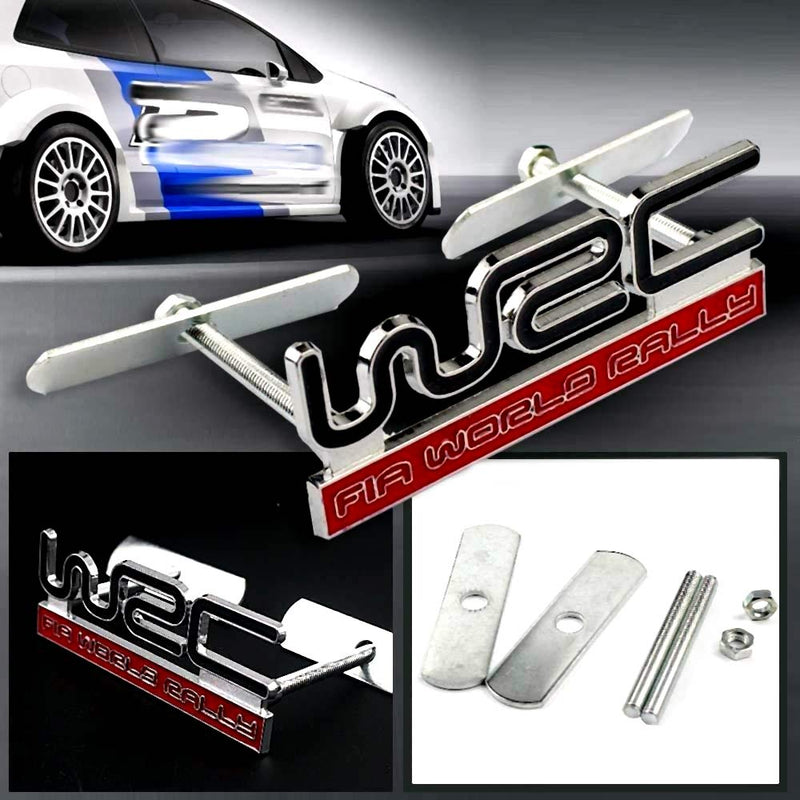 1pc Front Grill WRC 3D Car Emblem Tuning Metal Logo Badge