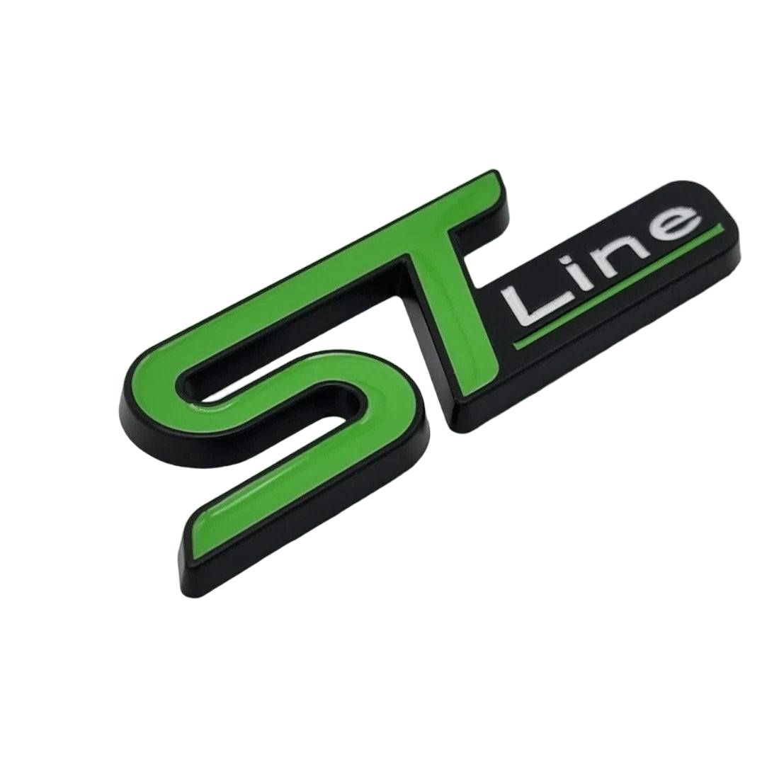 Green ST White Line