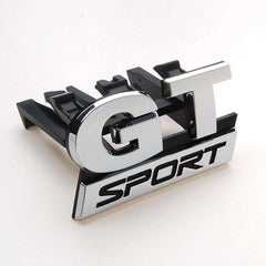 1pc GT Sport Emblem Front Grill Badge Logo for ABS Plastic Volkswagen Polo Golf Passat B5 Tiguan