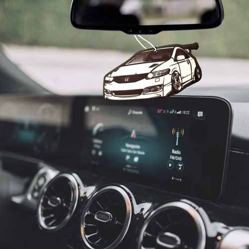 1Pc JDM Car Air Freshener Hanging Perfume , Natural Essential Oil Car Scent Refresh Whole Car