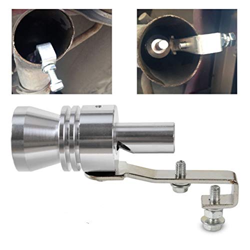 1pc Universal Turbo Sound Noise Exhaust Muffler Pipe Whistle Fake Blow off valve BOV Simulator Whistler