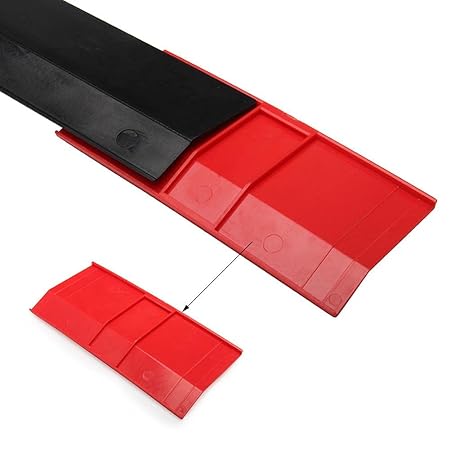 1pc Matt Black And Red Universal Rear Boot Spoiler Ducktail High Kick Trunk Wing For Sedan