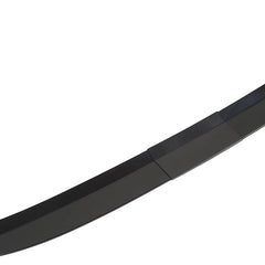 1pc Matt Black And Red Universal Rear Boot Spoiler Ducktail High Kick Trunk Wing For Sedan