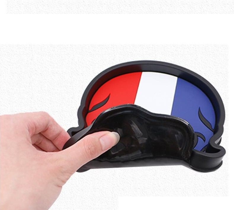 1pc Mix Design Car Dashboard Skull Skeleton Non Anti Slip Skid Mat Pad