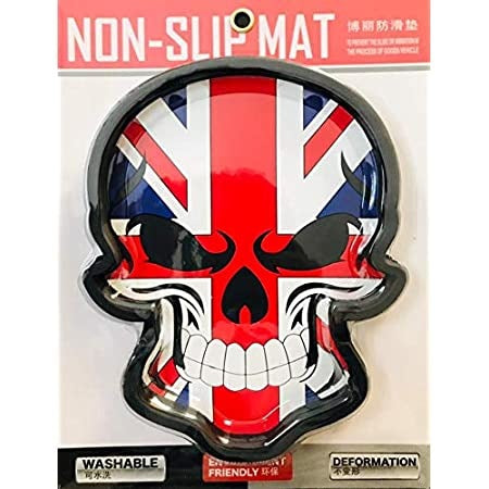 1pc Mix Design Car Dashboard Skull Skeleton Non Anti Slip Skid Mat Pad