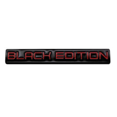 1pc Red BLACK EDITION 3D Metal Emblem Badge Stickers For Car Truck Bike