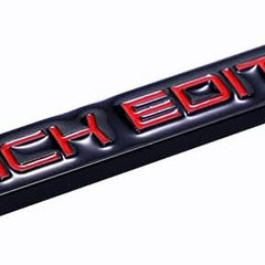 1pc Red BLACK EDITION 3D Metal Emblem Badge Stickers For Car Truck Bike