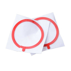 1pc Red Car Aluminum Engine Start Stop Engine Push Button Protection Cover Trim Sticker