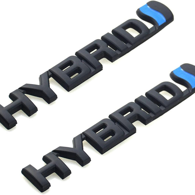 1pcs Black Blue Hybrid 3D Metal Car Sticker Emblem Badge Car Bike Decorative