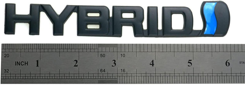 1pcs Black Blue Hybrid 3D Metal Car Sticker Emblem Badge Car Bike Decorative