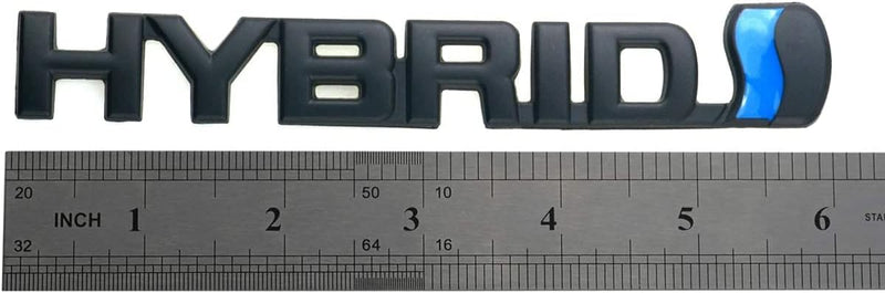 1pcs Black Blue Hybrid 3D Metal Car Sticker Emblem Badge Car Bike Decorative