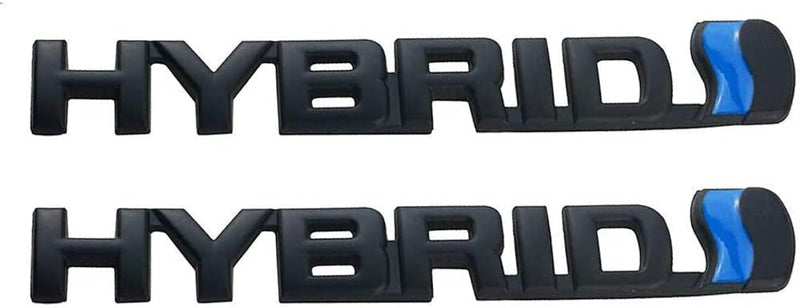 1pcs Black Blue Hybrid 3D Metal Car Sticker Emblem Badge Car Bike Decorative