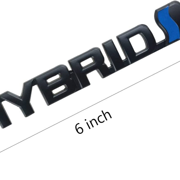 1pcs Black Blue Hybrid 3D Metal Car Sticker Emblem Badge Car Bike Decorative