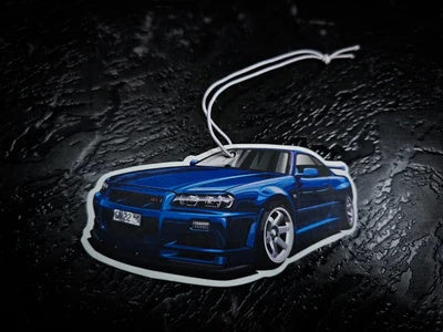 1Pc JDM Car Air Freshener Hanging Perfume , Natural Essential Oil Car Scent Refresh Whole Car