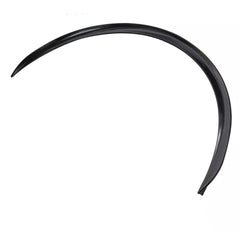 2 Pcs Car Wheel Eyebrow Arch Protector Trim Lips Fender Flares Glossy Black Look