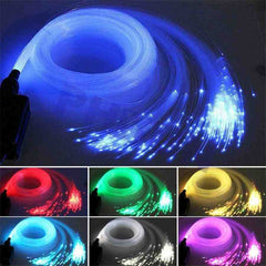 200pcs 12W Fiber Optic Light Kit Car Roof Ceiling Star Lamps Remote & Mobile App Control