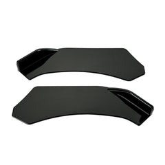 2022 Black New 3pcs Car Universal Front Bumper Spoiler Lip Chin Up Body Kit Splitter