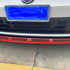 2022 Black Red New 3pcs Car Universal Front Bumper Spoiler Lip Chin Up Body Kit Splitter