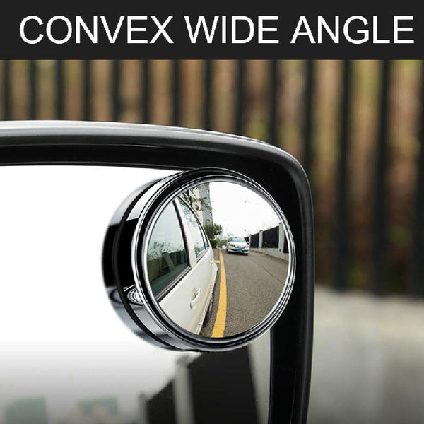 20pcs Car Small Round Mirror 360 Degree Blind Spot Mirror Wide Angle Convex Mirror Side Blind Spot Rear View Parking Mirror