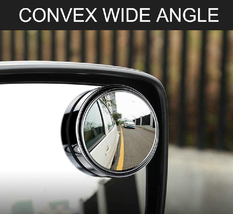 20pcs Car Small Round Mirror 360 Degree Blind Spot Mirror Wide Angle Convex Mirror Side Blind Spot Rear View Parking Mirror