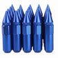 20pcs M12X1.5 Car Spiked Lug Wheel Nuts Extended Tuner-Purple