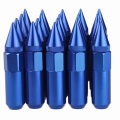 20pcs M12X1.5 Car Spiked Lug Wheel Nuts Extended Tuner-Purple