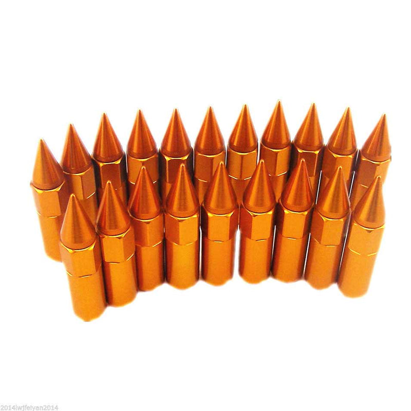 20pcs M12X1.5 Car Spiked Lug Wheel Nuts Extended Tuner-Purple