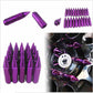 20pcs M12X1.5 Car Spiked Lug Wheel Nuts Extended Tuner-Purple
