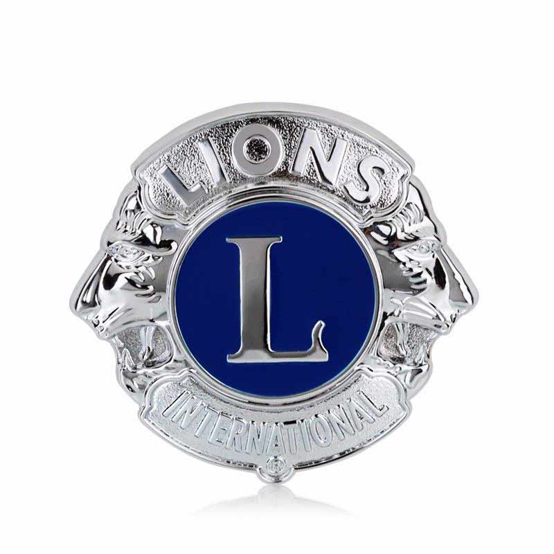 Front Grill Lion Internation 3D Car Emblem Tuning Metal Logo Badge